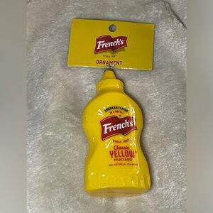 French's Yellow Mustard Ornament NWT